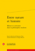 Entre nature et histoire : mœurs et coutumes dans la philosophie moderne
