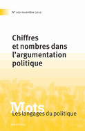 Chiffres et nombres dans l’argumentation politique
