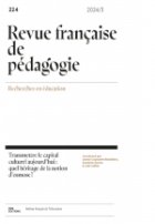 Transmettre le capital culturel aujourd’hui  : quel héritage de la notion d’osmose  ?
