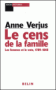 Anne Verjus, Le cens de la famille, Belin, 2002