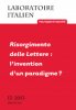 couverture de Risorgimento delle Lettere : l’invention d’un paradigme