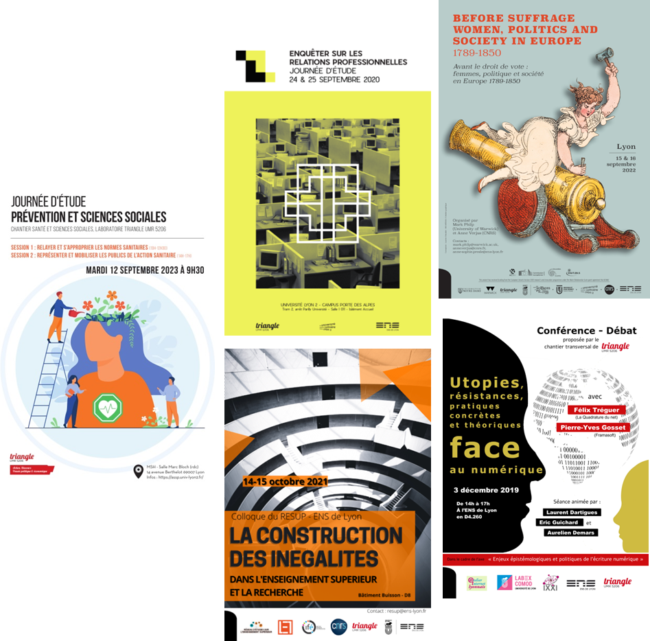 affiches evenements marquants des chantiers